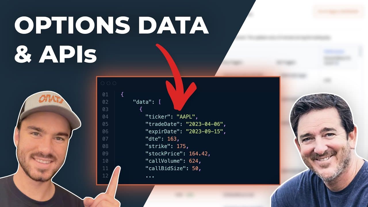 Comparing Options Data and APIs | Driven by Data Ep 47