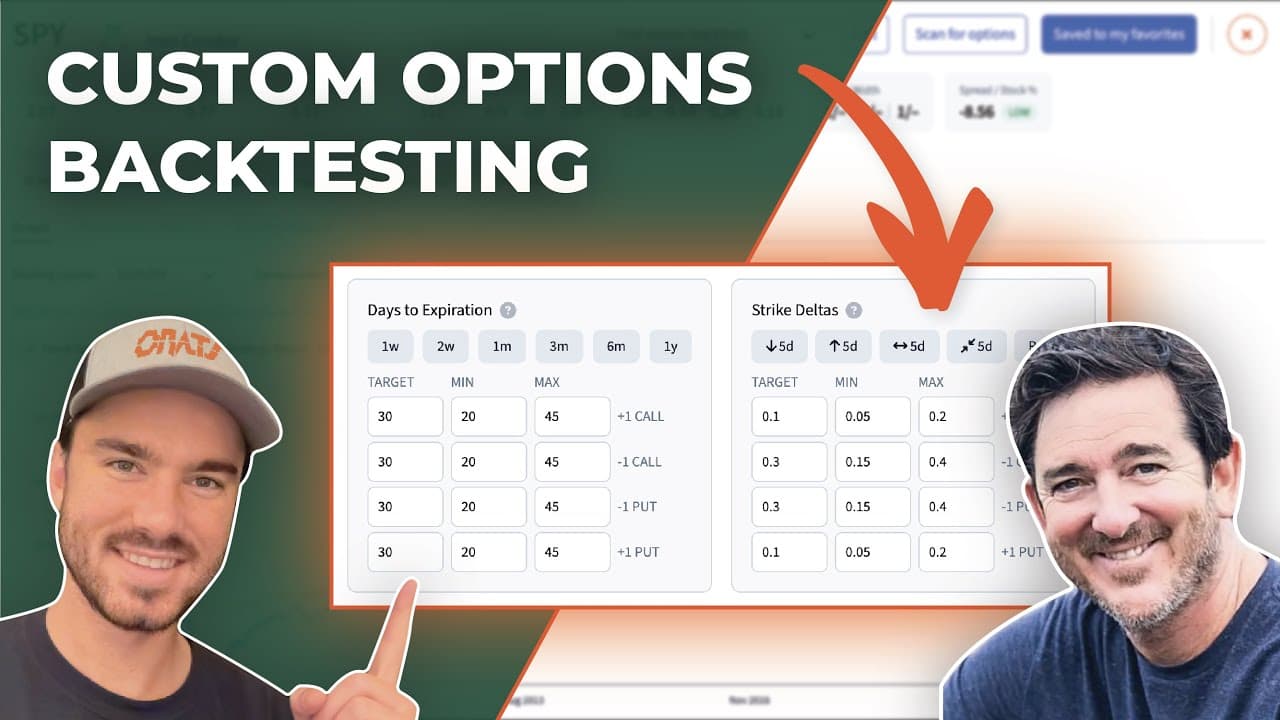 Backtesting your custom options strategy | Driven By Data Ep.23