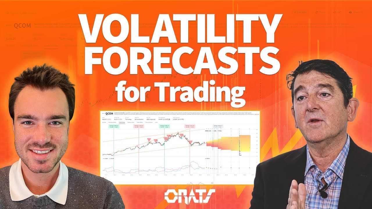 Using Forecasts of Volatility to Find Trades Driven By Data Ep. 83