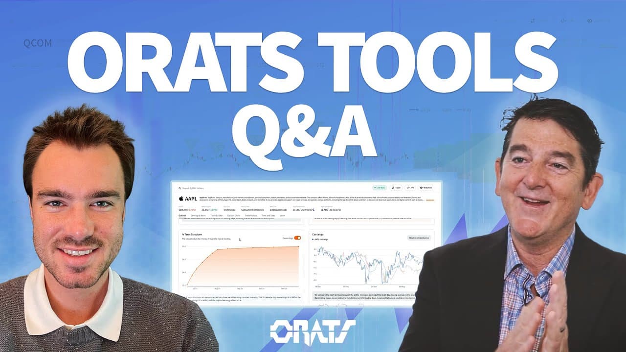 Answering Your Questions About ORATS Tools and Features | Driven By Data Ep. 84