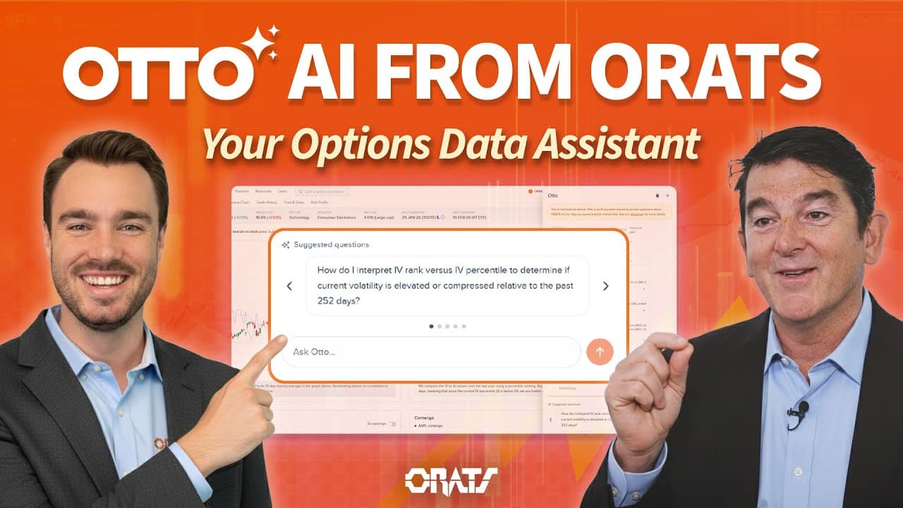 Meet the new Otto AI from ORATS | Driven By Data Ep. 111
