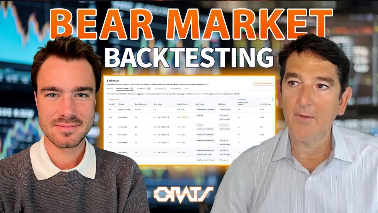 Options Trading and Backtesting in a Bear Market | Driven By Data Ep. 76