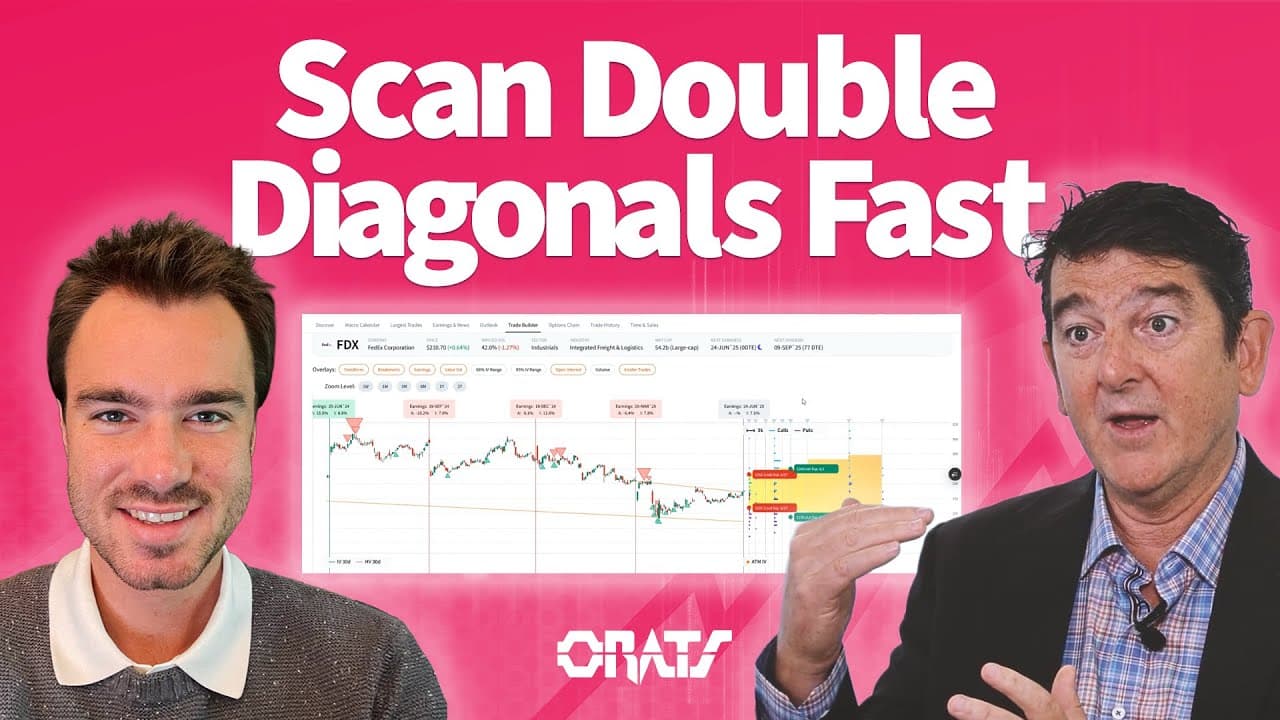 How to Scan for Double Diagonals and Other Complex Orders | Driven By Data Ep. 84