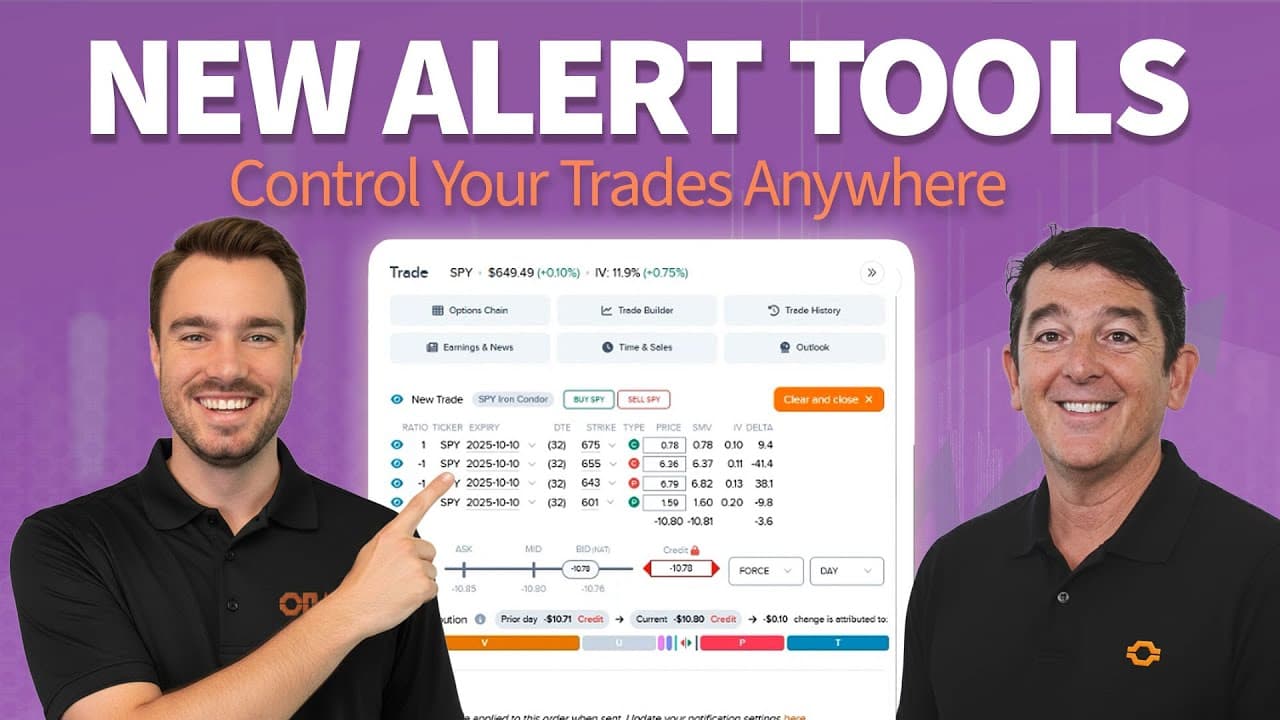 How to Manage Your Trades with Alerts | Driven By Data Ep. 96