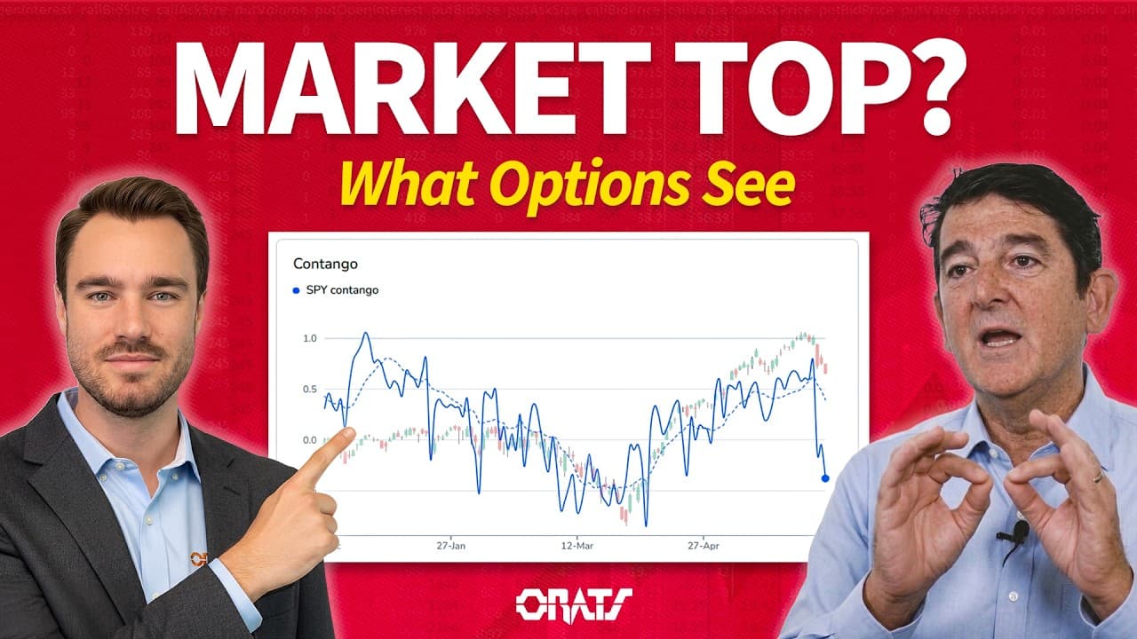 Signs of a Market Top from the Options Market | Driven By Data Ep. 135