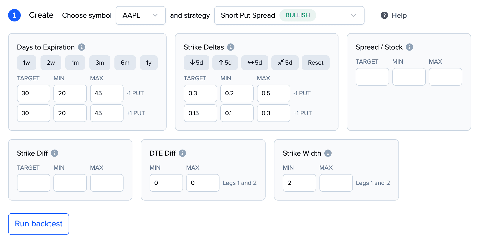 Custom backtester create