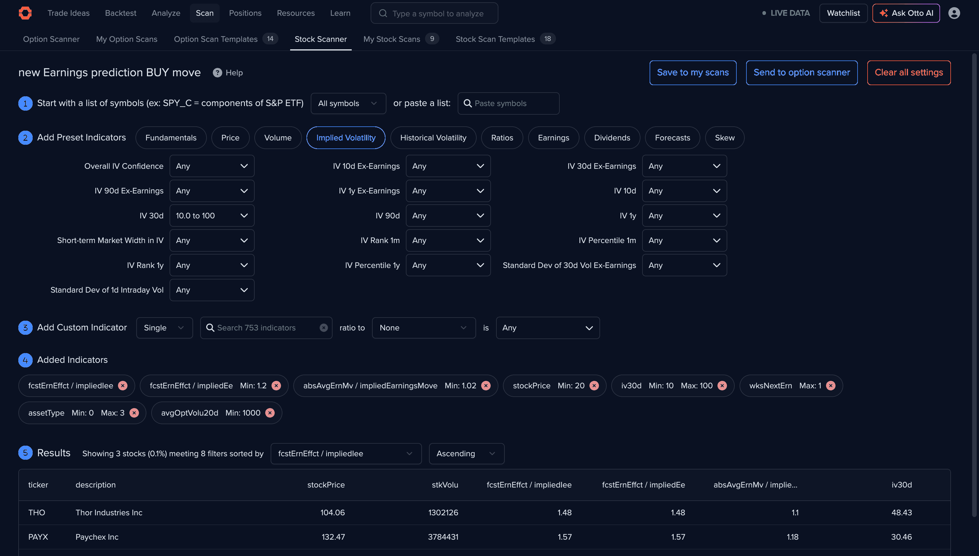 Stock Scanner